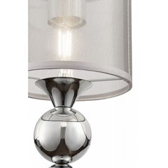 Светильник подвесной Freya Lauren Е27 40 Вт 2,6 кв.м хром IP20 (FR5093PL-01CH) - фото 2