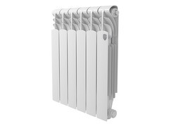 Изображение товара Радиатор алюминиевый Royal Thermo Revolution 500 мм 6 секций 1" боковое подключение белый