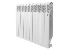 Изображение товара Радиатор алюминиевый Royal Thermo Revolution 500 мм 10 секций 1" боковое подключение белый