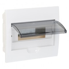 Щит распределительный встраиваемый EKF PROxima ЩРВ-П-10 пластиковый IP41 221х246х90 мм 10 модулей прозрачная дверь - фото 4