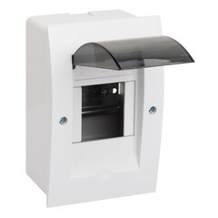 Щит распределительный встраиваемый EKF PROxima ЩРВ-П-3 пластиковый IP41 150х95х60 мм 3 модуля прозрачная дверь - фото 4