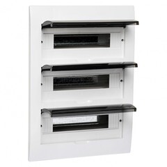 Щит распределительный встраиваемый EKF PROxima ЩРВ-П-45 пластиковый IP41 505х365х110 мм 45 модулей прозрачная дверь - фото 4