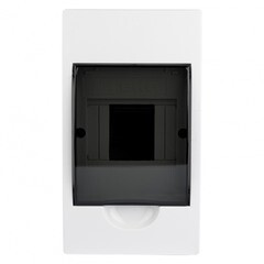 Щит распределительный навесной EKF PROxima ЩРН-П-4 пластиковый IP41 205х117х100 мм 4 модуля прозрачная дверь - фото 1