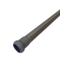 Труба канализационная Ostendorf HTEM d40x1500 мм пластиковая для внутренней канализации (111050) - фото 1