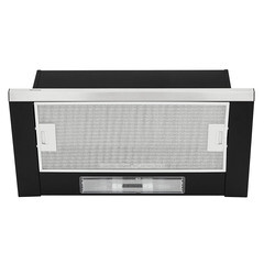 Кухонная вытяжка встраиваемая Krona Kamilla slim 600 Black/Inox (2 мотора) 60 см черная/нержавеющая сталь - фото 8