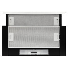 Кухонная вытяжка встраиваемая Krona Kamilla slim 600 Black/Inox (2 мотора) 60 см черная/нержавеющая сталь - фото 7