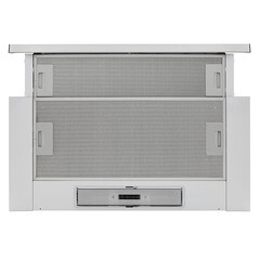 Кухонная вытяжка встраиваемая Krona Kamilla slim 600 Inox ( 2 мотора) 60 см белая/нержавеющая сталь - фото 2