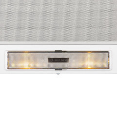 Кухонная вытяжка встраиваемая Krona Kamilla slim 600 White (2 мотора) 60 см белая - фото 2