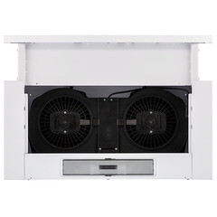 Кухонная вытяжка встраиваемая Krona Kamilla slim 600 White (2 мотора) 60 см белая - фото 11