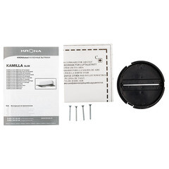 Кухонная вытяжка встраиваемая Krona Kamilla slim 600 White (2 мотора) 60 см белая - фото 3