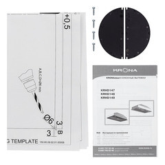 Кухонная вытяжка встраиваемая Krona Luisa 600 Inox PB 60 см нержавеющая сталь - фото 3