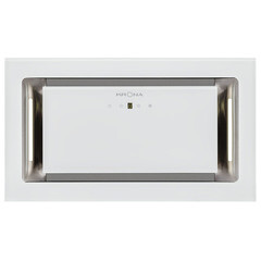 Кухонная вытяжка встраиваемая Krona Selina 600 Glass White S 60 см белая - фото 11