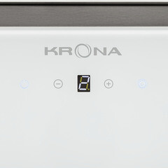 Кухонная вытяжка встраиваемая Krona Selina 600 Glass White S 60 см белая - фото 8