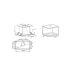 Кухонная вытяжка встраиваемая Krona Selina 600 Glass White S 60 см белая - фото 5