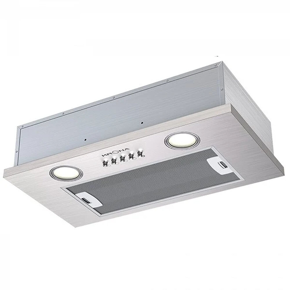 Изображение товара Кухонная вытяжка встраиваемая Krona Selina 600 Inox PB 60 см нержавеющая сталь Изображение товара Кухонная вытяжка встраиваемая Krona Selina 600 Inox PB 60 см нержавеющая сталь