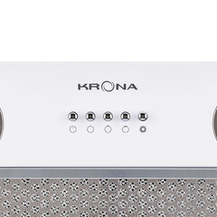 Кухонная вытяжка встраиваемая Krona Selina 600 White PB 90 см белая - фото 9