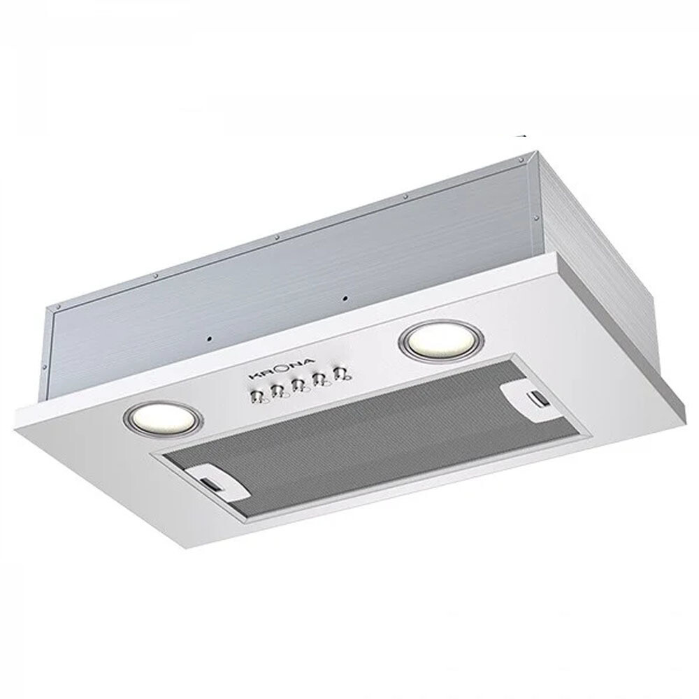 Изображение товара Кухонная вытяжка встраиваемая Krona Selina 600 White PB 90 см белая