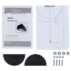 Кухонная вытяжка встраиваемая Krona Sintia 600 White PB 60 см белая - фото 6