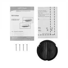 Кухонная вытяжка встраиваемая Krona Vittoria 600 White PB 60 см белая - фото 8
