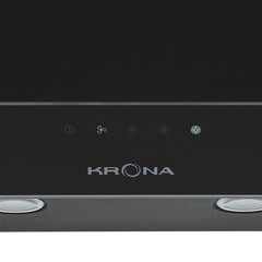 Кухонная вытяжка наклонная Krona Aurora 600 Black S 60 см черная - фото 5