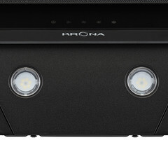 Кухонная вытяжка наклонная Krona Aurora 600 Black S 60 см черная - фото 4