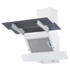 Кухонная вытяжка наклонная Krona Aurora 600 White S 60 см белая - фото 2