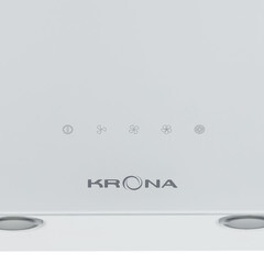 Кухонная вытяжка наклонная Krona Aurora 600 White S 60 см белая - фото 7