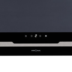 Кухонная вытяжка наклонная Krona Domenika 600 Black/Inox S 60 см черная/нержавеющая сталь - фото 7