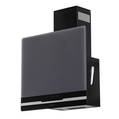 Кухонная вытяжка наклонная Krona Domenika 600 Black/Inox S 60 см черная/нержавеющая сталь - фото 6