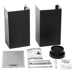 Кухонная вытяжка наклонная Krona Domenika 600 Black/Inox S 60 см черная/нержавеющая сталь - фото 4