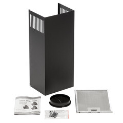 Кухонная вытяжка наклонная Krona Ester 600 Black PB 60 см черная - фото 4