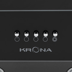 Кухонная вытяжка наклонная Krona Erica 600 Black PB 60 см черная - фото 5