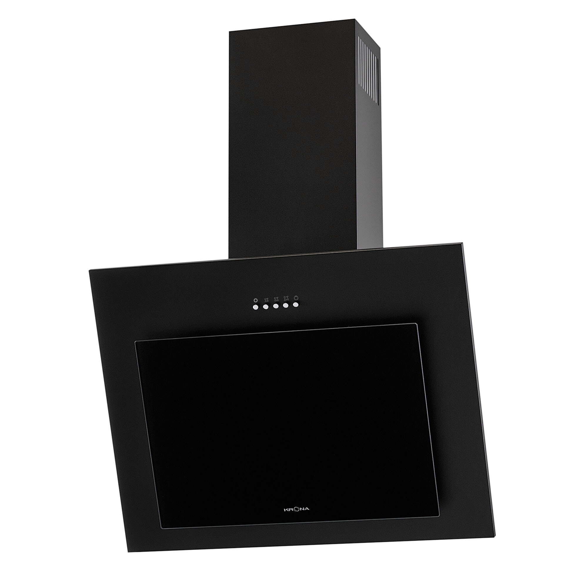 Изображение товара Кухонная вытяжка наклонная Krona Fiona 600 Black PB 60 см черная