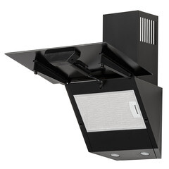 Кухонная вытяжка наклонная Krona Gabriele 500 Black PB 50 см черная - фото 5