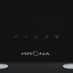 Кухонная вытяжка наклонная Krona Helga 600 Black S 60 см черная - фото 2