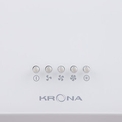 Кухонная вытяжка наклонная Krona Helga 600 White PB 60 см белая - фото 3