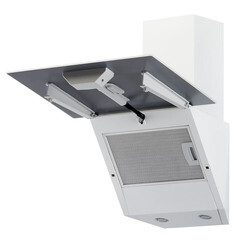 Кухонная вытяжка наклонная Krona Helga 500 White PB 50 см белая - фото 7