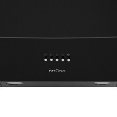 Кухонная вытяжка наклонная Krona Inga 600 Black push button 60 см черная - фото 4