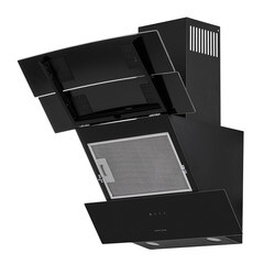 Кухонная вытяжка наклонная Krona Inga 600 Black sensor 60 см черная - фото 5