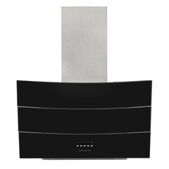 Кухонная вытяжка наклонная Krona Inga 600 Inox/Black push button 60 см черная/нержавеющая сталь - фото 6