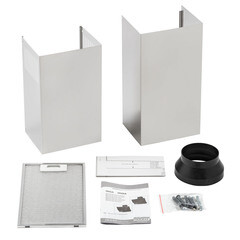 Кухонная вытяжка наклонная Krona Inga 600 Inox/Black push button 60 см черная/нержавеющая сталь - фото 4