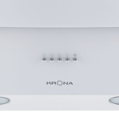 Кухонная вытяжка наклонная Krona Inga 600 White push button 60 см белая - фото 6