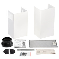 Кухонная вытяжка наклонная Krona Inga 600 White push button 60 см белая - фото 4