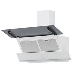 Кухонная вытяжка наклонная Krona IrIda 900 White sensor 90 см белая/нержавеющая сталь - фото 11