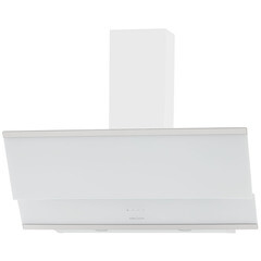 Кухонная вытяжка наклонная Krona IrIda 900 White sensor 90 см белая/нержавеющая сталь - фото 1