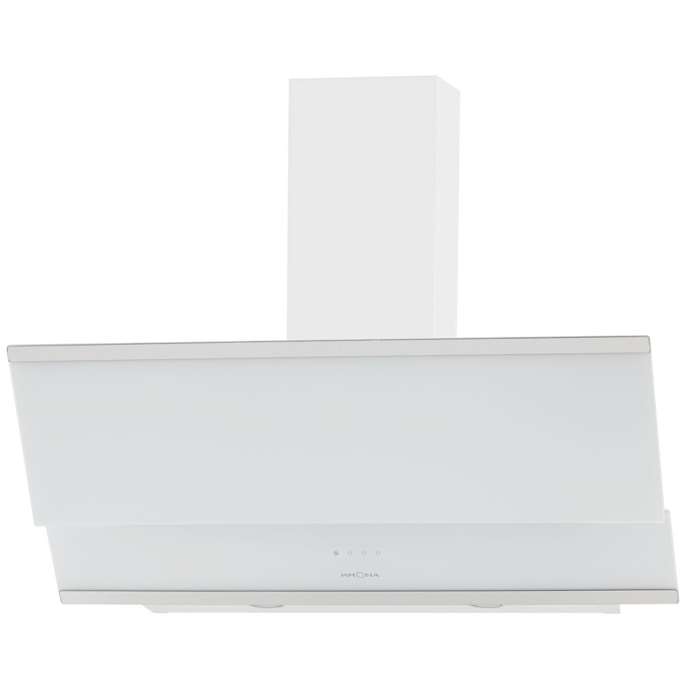 Изображение товара Кухонная вытяжка наклонная Krona IrIda 900 White sensor 90 см белая/нержавеющая сталь Изображение товара Кухонная вытяжка наклонная Krona IrIda 900 White sensor 90 см белая/нержавеющая сталь