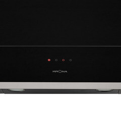 Кухонная вытяжка наклонная Krona IrIda 600 Black sensor 60 см черная/нержавеющая сталь - фото 4