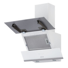 Кухонная вытяжка наклонная Krona IrIda 600 White sensor 60 см белая/нержавеющая сталь - фото 7