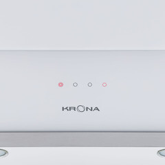 Кухонная вытяжка наклонная Krona IrIda 600 White sensor 60 см белая/нержавеющая сталь - фото 4
