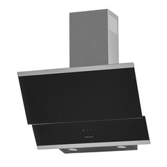 Кухонная вытяжка наклонная Krona Irma 600 Black sensor 60 см черная/нержавеющая сталь - фото 1